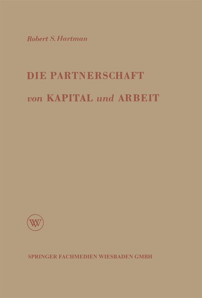 Produktbild: Die Partnerschaft von Kapital und Arbeit