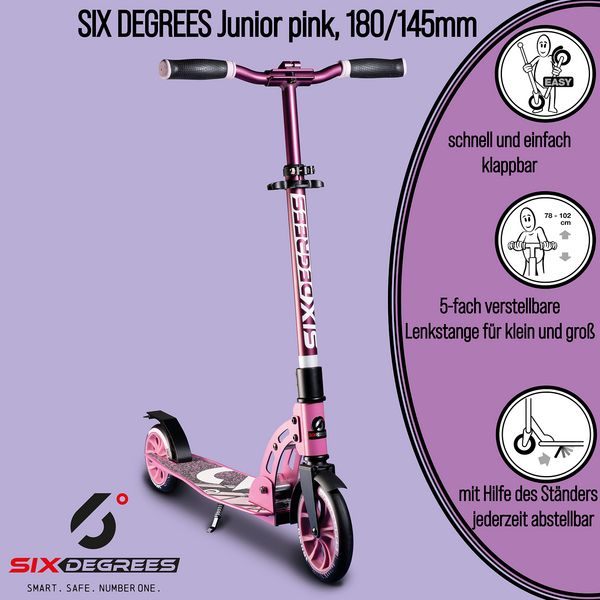 Produktbild: SIX DEGREES Alu Scooter Junior 180/145