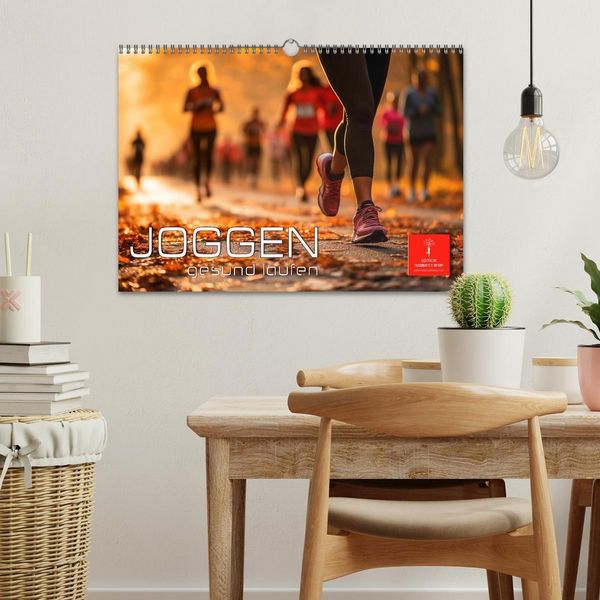 Produktbild: Joggen, gesund laufen (Wandkalender 2026 DIN A3 quer), CALVENDO Monatskalender