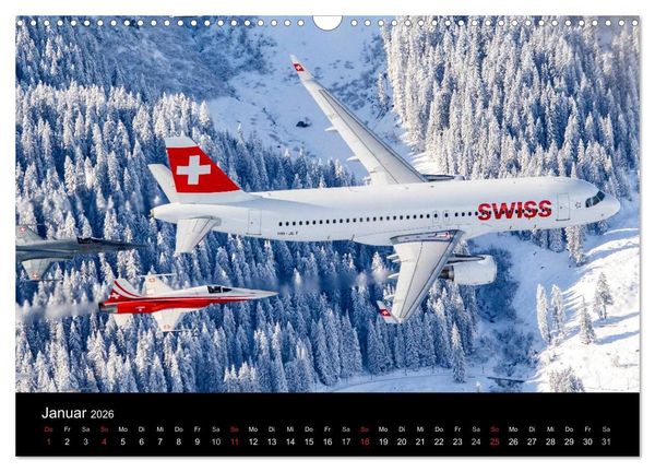 Produktbild: Faszination Fliegerei (Wandkalender 2026 DIN A3 quer), CALVENDO Monatskalender