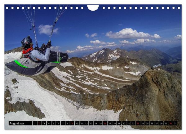 Produktbild: Paragliding - die Faszination des Fliegens (Wandkalender 2026 DIN A4 quer), CALVENDO Monatskalender