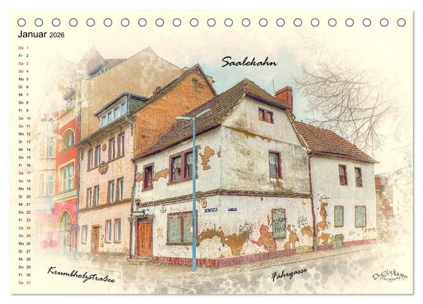 Produktbild: Bernburg meine Stadt (Tischkalender 2026 DIN A5 quer), CALVENDO Monatskalender