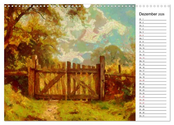 Produktbild: Fr&uuml;her Impressionismus (Wandkalender 2026 DIN A3 quer), CALVENDO Monatskalender