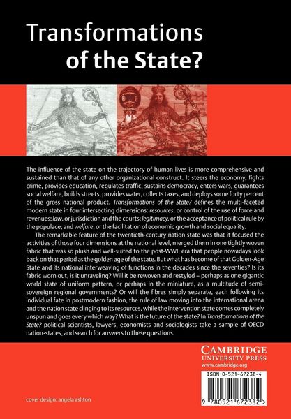 Produktbild: Transformations of the State?