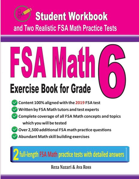 Produktbild: FSA Math Exercise Book for Grade 6