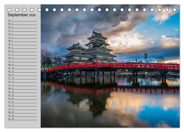 Produktbild: Japan &bull; Impressionen (Tischkalender 2026 DIN A5 quer), CALVENDO Monatskalender