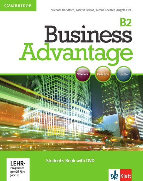 Business Advantage B2. Upper-Intermediate. Student's Book + DVD, Taschenbuch von , Klett Sprachen GmbH, 978-3-12-502815-9