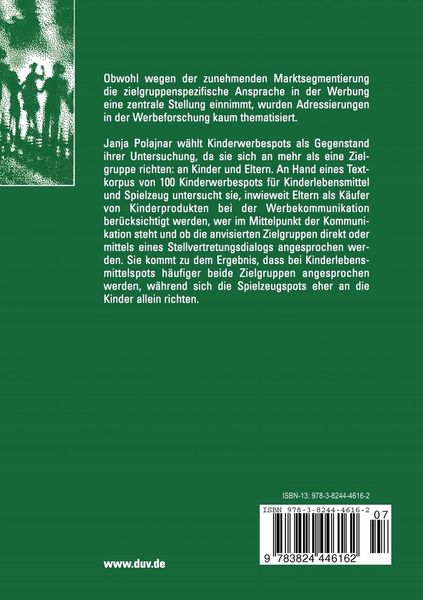 Produktbild: Strategien der Adressierung in Kinderwerbespots