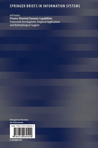 Produktbild: Process-Oriented Dynamic Capabilities