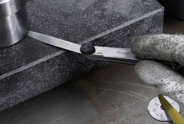 Produktbild: Dasqua 1820-0300 F&uuml;hlerlehre 0.05 - 1.00mm Anzahl Bl&auml;tter: 20 DIN 2275