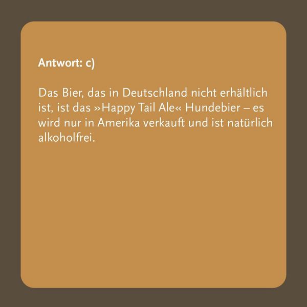Produktbild: Unn&uuml;tzes Wissen Bier-Quiz