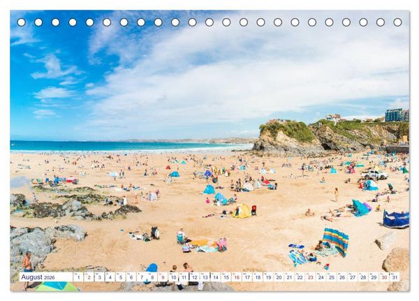 Produktbild: Cornwall Impressionen (Tischkalender 2026 DIN A5 quer), CALVENDO Monatskalender
