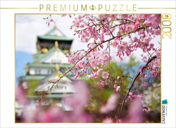 CALVENDO Puzzle Burg Osaka | 2000 Teile Lege-Größe 90x67cm Foto-Puzzle für glückliche Stunden