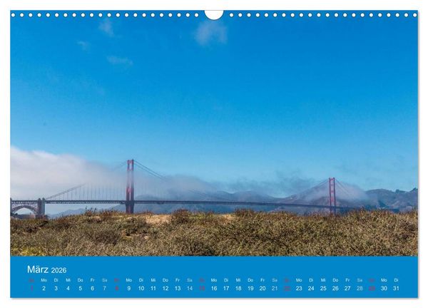 Produktbild: San Francisco - Wie ich es sehe (Wandkalender 2026 DIN A3 quer), CALVENDO Monatskalender