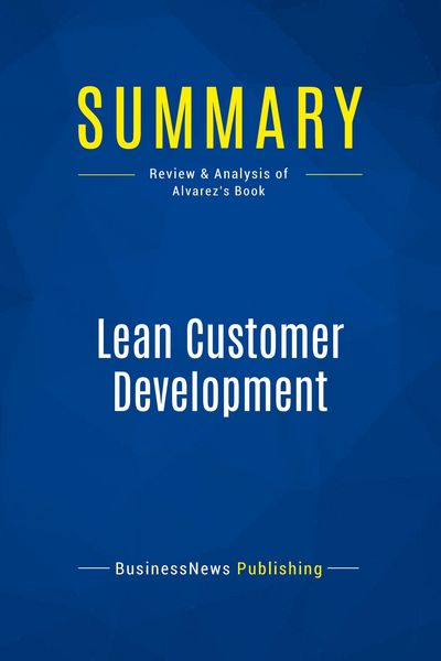 Produktbild: Summary: Lean Customer Development