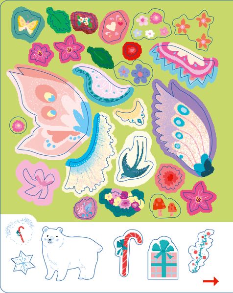 Produktbild: Mein glitzerndes Stickerbuch. Einh&ouml;rner