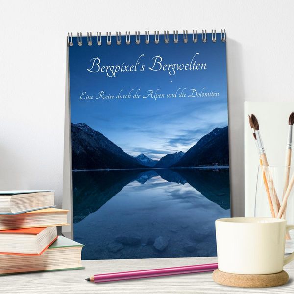 Produktbild: Bergpixel&acute;s Bergwelten (Tischkalender 2026 DIN A5 hoch), CALVENDO Monatskalender