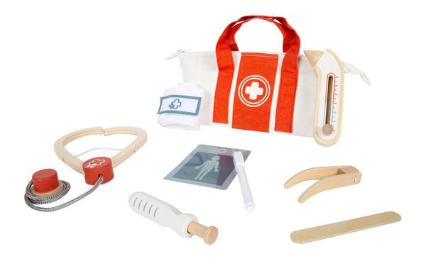 Produktbild: Arzttasche Spielset Rot