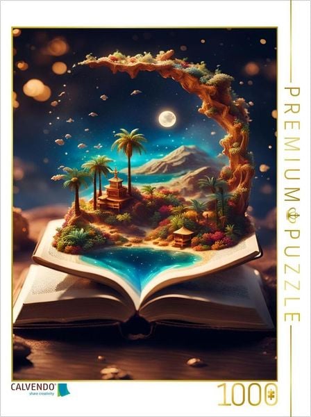 Produktbild: CALVENDO Puzzle Magie der B&uuml;cher | 1000 Teile Lege-Gr&ouml;&szlig;e 64x48cm Foto-Puzzle f&uuml;r gl&uuml;ckliche Stunden