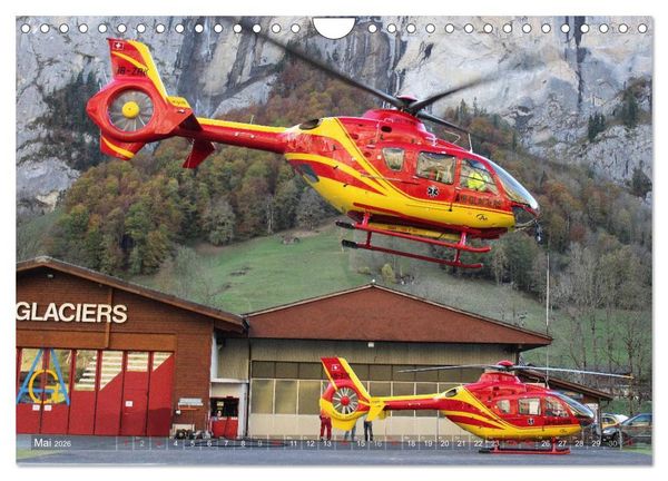 Produktbild: Helikopter in der Luft (Wandkalender 2026 DIN A4 quer), CALVENDO Monatskalender