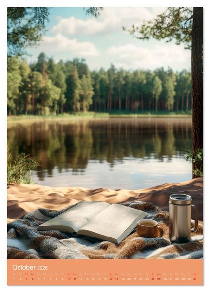 Produktbild: Literature is Magic (Desk Calendar 2026 DIN A5 portrait), CALVENDO 12 Month DeskCalendar