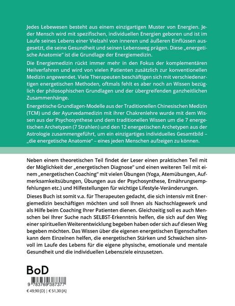 Produktbild: Die energetische Anatomie des Lebens