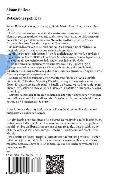 Produktbild: Reflexiones pol&iacute;ticas
