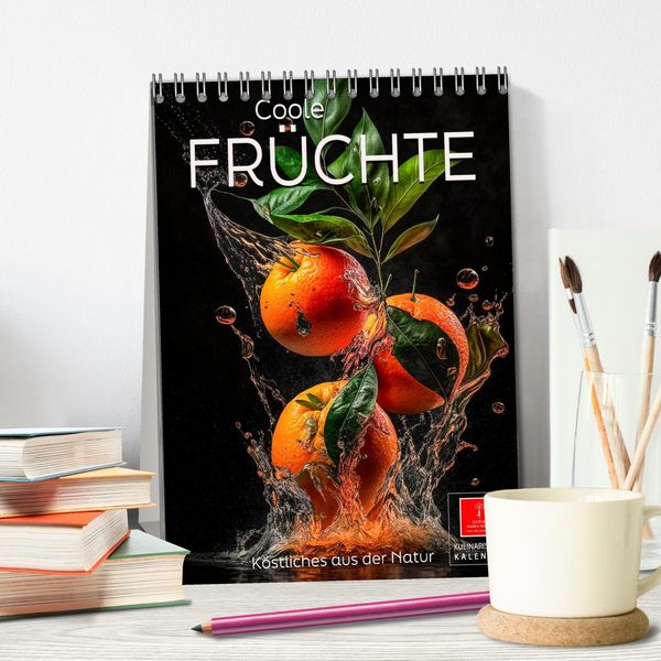 Produktbild: Coole Fr&uuml;chte (Tischkalender 2026 DIN A5 hoch), CALVENDO Monatskalender