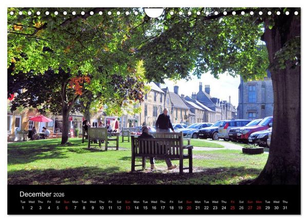 Produktbild: Cotswold Towns (Wall Calendar 2026 DIN A4 landscape), CALVENDO 12 Month Wall Calendar