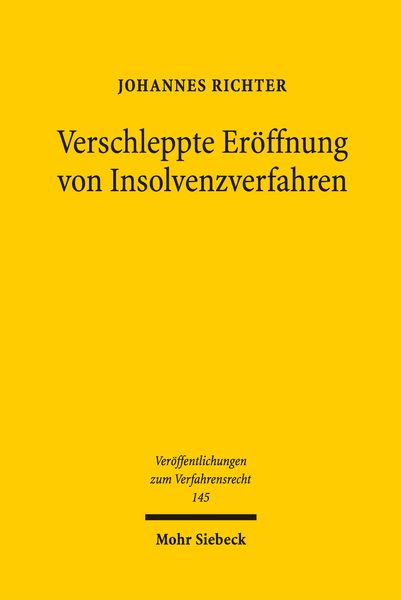 Produktbild: Verschleppte Er&ouml;ffnung von Insolvenzverfahren