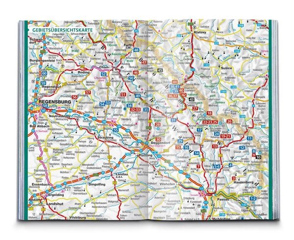 Produktbild: KOMPASS Wanderf&uuml;hrer Bayerischer Wald, Cham, Bodenmais, Zwiesel, Freyung, Passau, 60 Touren