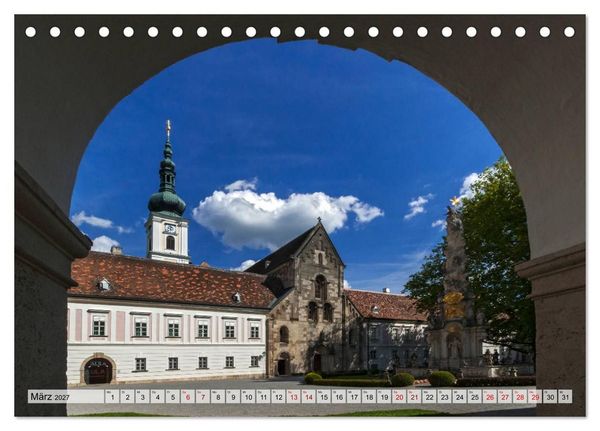 Produktbild: Stift Heiligenkreuz (Tischkalender 2027 DIN A5 quer), CALVENDO Monatskalender