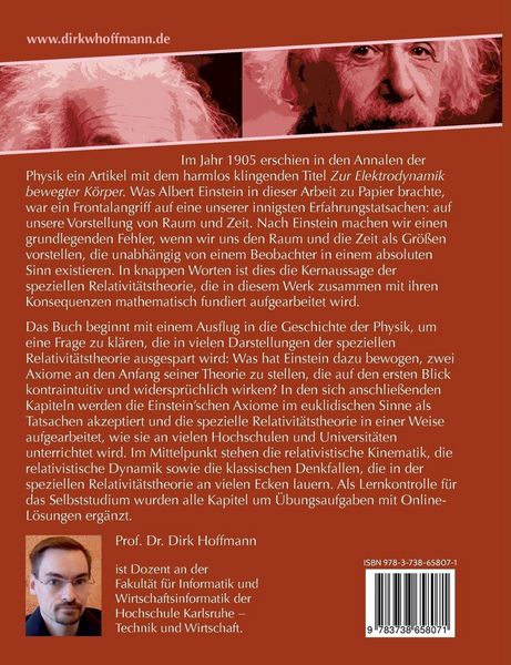 Produktbild: Einf&uuml;hrung in die Spezielle Relativit&auml;tstheorie