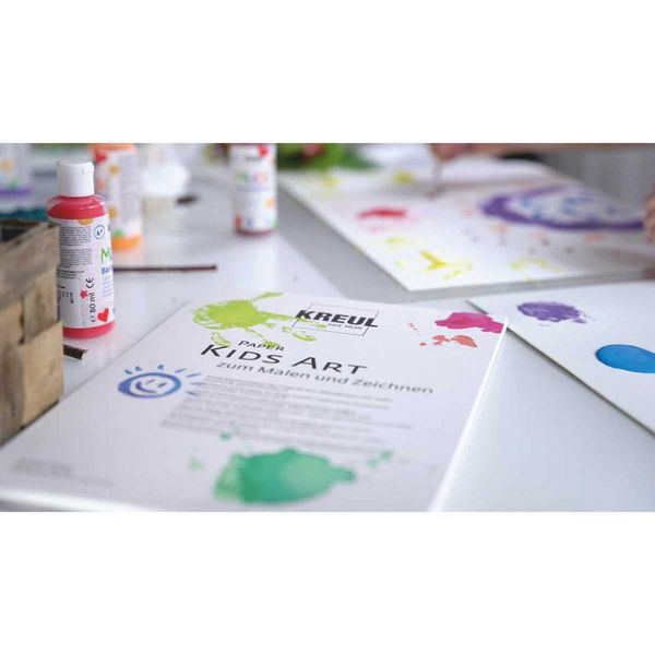 Produktbild: KREUL Kinder-K&uuml;nstlerpapier KIDS ART 160g/m&sup2; naturwei&szlig; DIN A3 10 Blatt