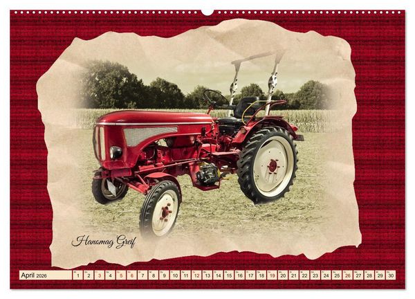 Produktbild: Hanomag Schlepper (Wandkalender 2026 DIN A2 quer), CALVENDO Monatskalender