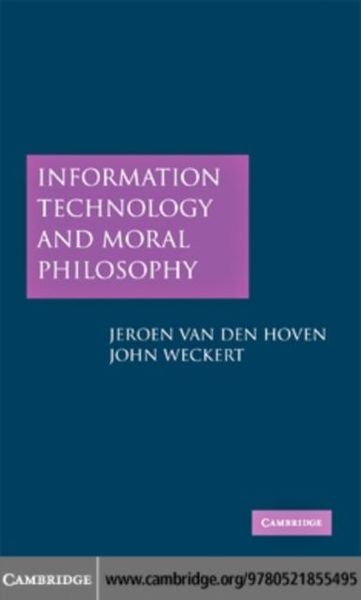 Produktbild: Information Technology and Moral Philosophy
