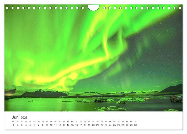 Produktbild: Nordlichter - ein beeindruckendes Schauspiel. (Wandkalender 2026 DIN A4 quer), CALVENDO Monatskalender