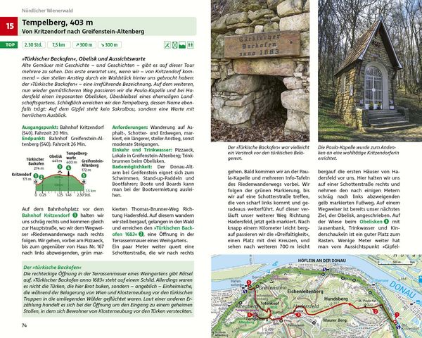 Produktbild: ROTHER Wanderbuch Genusswandern mit der Wiener S-Bahn. 30 Wanderungen in und um Wien