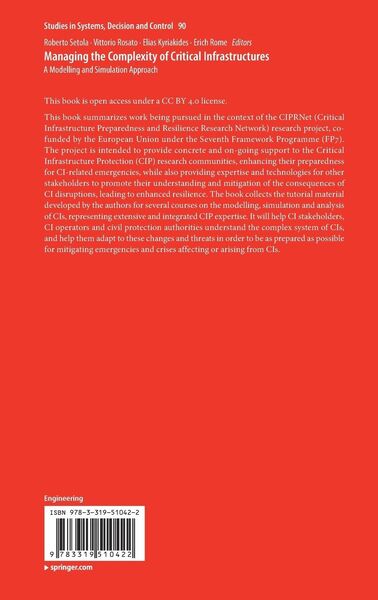 Produktbild: Managing the Complexity of Critical Infrastructures