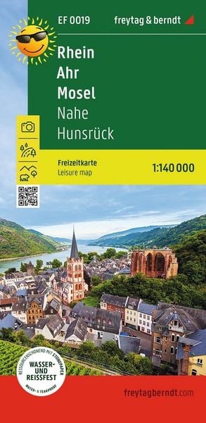 Produktbild: Freytag & berndt Freizeitkarte Rhein - Ahr - Mosel 1:140.000