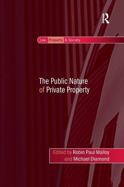Produktbild: The Public Nature of Private Property