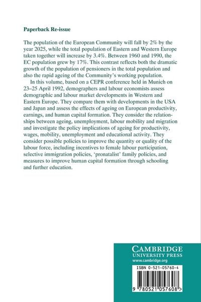Produktbild: Labour Markets in an Ageing Europe