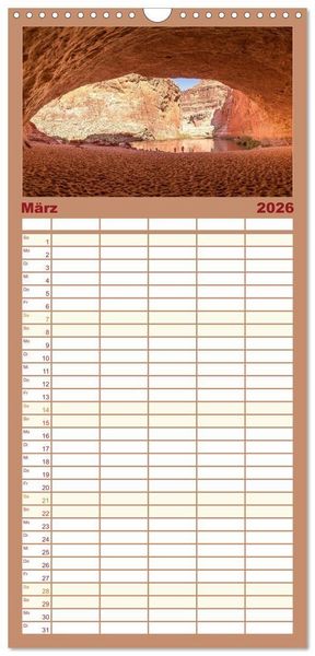 Produktbild: Familienplaner 2026 - Colorado River Rafting im Grand Canyon mit 5 Spalten (Wandkalender, 21 x 45 cm) CALVENDO