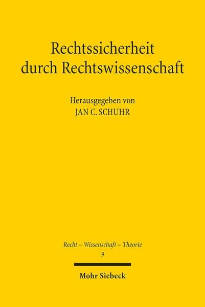 Produktbild: Rechtssicherheit durch Rechtswissenschaft