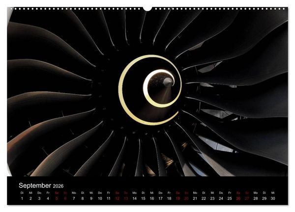 Produktbild: Airbus A350 Hautnah (hochwertiger Premium Wandkalender 2026 DIN A2 quer), Kunstdruck in Hochglanz