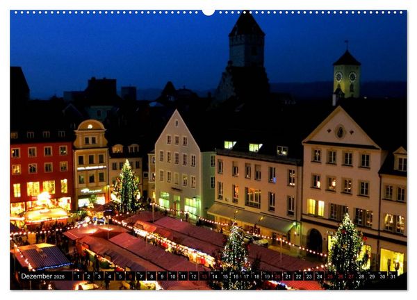 Produktbild: REGENSBURG - urbanes Leben (hochwertiger Premium Wandkalender 2026 DIN A2 quer), Kunstdruck in Hochglanz