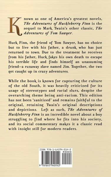 Produktbild: The Adventures of Huckleberry Finn