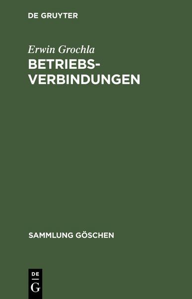 Produktbild: Betriebsverbindungen