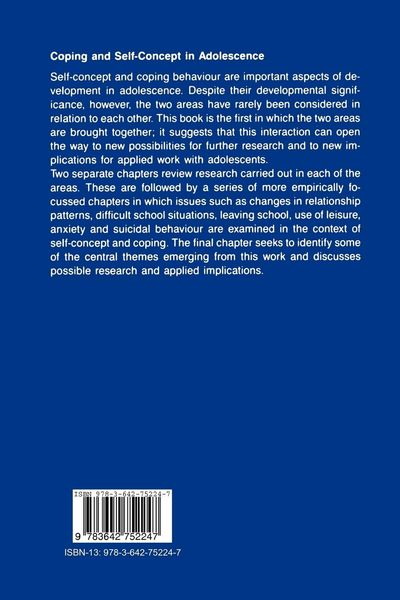 Produktbild: Coping and Self-Concept in Adolescence