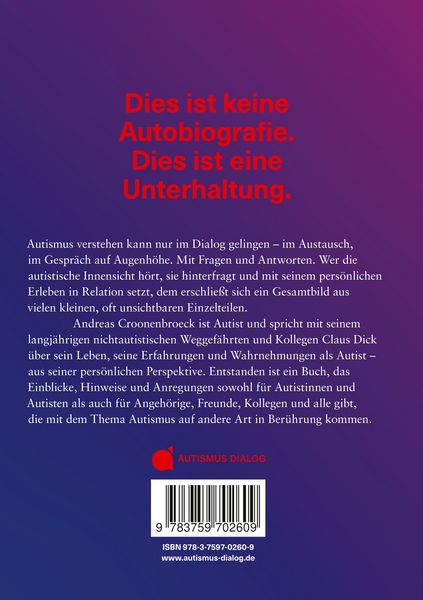 Produktbild: Dialog. Gespr&auml;che &uuml;ber Autismus.